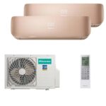 Мульти сплит-система на 2 комнаты Hisense AMS-09UW4RVETG00(C) + AMS-12UW4RVETG00(C) / AMW2-18U4RXC