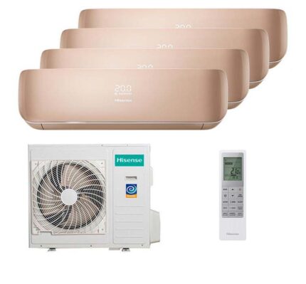 Мульти сплит-система на 4 комнаты Hisense AMS-09UW4RVETG00(C) x 4 / AMW4-27U4RJC