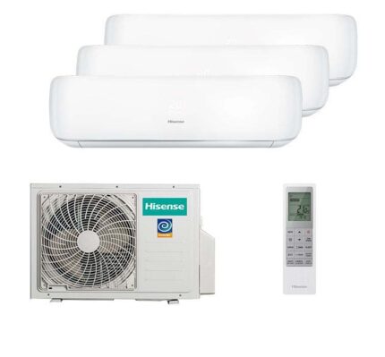 Мульти сплит-система на 3 комнаты Hisense AMS-09UW4RVETG00 x 2 + AMS-12UW4RVETG00 / AMW3-24U4RJC