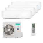 Мульти сплит-система на 4 комнаты Hisense AMS-09UW4RVETG00 x 4 / AMW4-27U4RJC