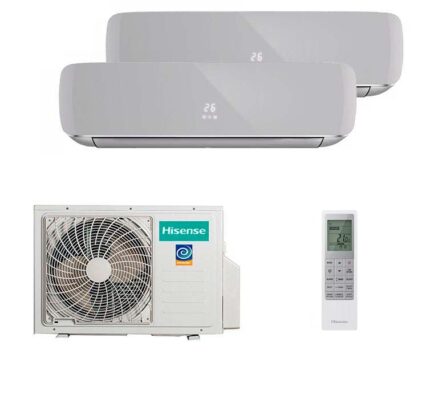 Мульти сплит-система на 2 комнаты Hisense AMS-09UW4RVETG00(S) x 2 / AMW2-18U4RXC