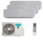 Мульти сплит-система на 3 комнаты Hisense AMS-09UW4RVETG00(S) x 3 / AMW3-24U4RJC