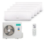 Мульти сплит-система на 5 комнат Hisense AMS-07UW4RVEDB00H x 5 / AMW5-42U4RTA