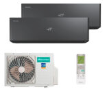 Мульти сплит-система на 2 комнаты Hisense AS-10UW4RXVQH00AG(B) x 2 / AMW2-14U4RGC