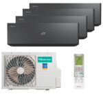 Мульти сплит-система на 4 комнаты Hisense AS-10UW4RXVQH00AG(B) x 4 / AMW4-27U4RJC