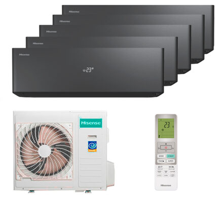 Мульти сплит-система на 5 комнат Hisense AS-10UW4RXVQH00AG(B) x 5 / AMW5-42U4RTA