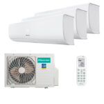 Мульти сплит-система на 3 комнаты Hisense AMS-09UW4RMRKB00 x 3 / AMW3-24U4RJC