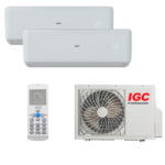 Мульти сплит-система на 2 комнаты IGC RAK-X07RH x 2 / RAM2-X14URH