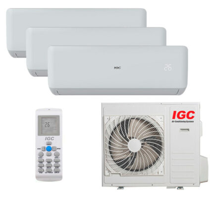 Мульти сплит-система на 3 комнаты IGC RAK-X09RH x 2 + RAK-X12RH / RAM3-X27URH