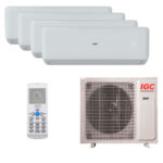 Мульти сплит-система на 4 комнаты IGC RAK-X09RH x 4 / RAM4-X36URH