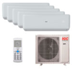 Мульти сплит-система на 5 комнат IGC RAK-X07RH x 5 / RAM5-X42URH