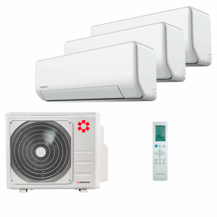 Мульти сплит-система на 3 комнаты Kentatsu KSGPA26HZRN1 x 3 / K3MRB60HZRN1