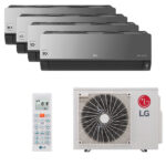 Мульти сплит-система на 4 комнаты LG AC09BK.NSJR x 4 / MU4R25.U22