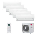 Мульти сплит-система на 5 комнат LG DM07RP x 5 / MU5M30