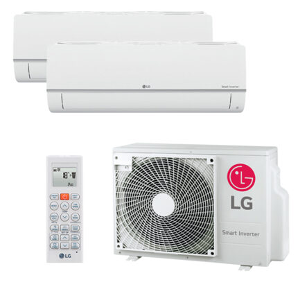 Мульти сплит-система на 2 комнаты LG PM07SP.NSJR0 x 2 / MU2R15.U13