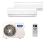 Мульти сплит-система на 2 комнаты Marsa MRK-T09PA x 2 / MRK-2M18HTPE-W