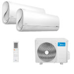 Мульти сплит-система на 2 комнаты Midea MSFA2-09N8D6-I x 2 / M2OH-14HFN8-Q1