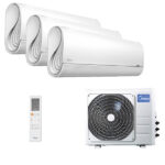 Мульти сплит-система на 3 комнаты Midea MSFA2-09N8D6-I x 3 / M3OG-21HFN8-Q1