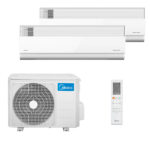 Мульти сплит-система на 2 комнаты Midea MMCA1BU-09HRFN8 x 2 / M2OH-14HFN8-Q1
