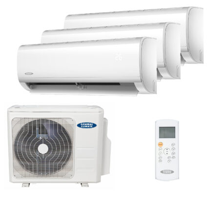 Мульти сплит-система на 3 комнаты General Climate GC-MER09HRN1 x 3 / GU-M3EA27H32