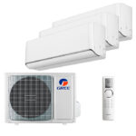 Мульти сплит-система на 3 комнаты Gree GWH09AVCXB-K6DNA1B/I (white) x 3 / GWHD(21)NK6OO (LCLH)