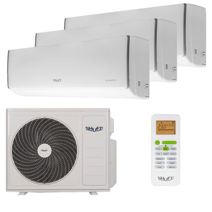 Мульти сплит-система на 3 комнаты Shuft SFMS/I-07 HB FMI/N8/In/white_WF x 3 / SFMO/I-21 FMI-3/N8/Out