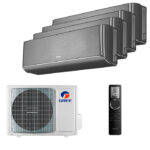 Мульти сплит-система на 4 комнаты Gree GWH09AVCXB-K6DNA1B/I (black) x 4 / GWHD(28)NK6OO (LCLH)