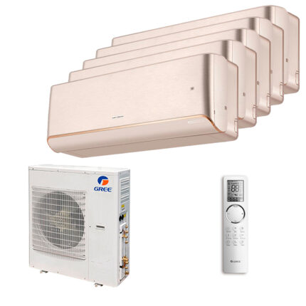Мульти сплит-система на 5 комнат Gree GWH09AVCXB-K6DNA1B/I (champagne) x 5 / GWHD(42)NK6LO(LCLH)