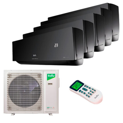 Мульти сплит-система на 5 комнат Ballu BSUI-FM/in-09HN8/EU_BL x 5 / BA5OI-FM/out-42HN8/EU