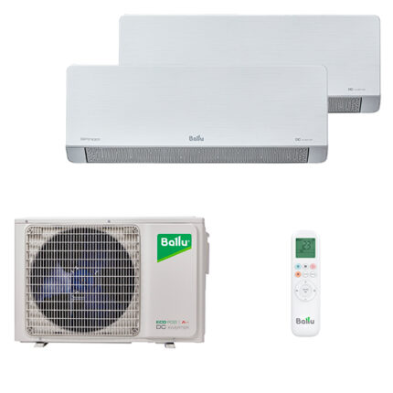 Мульти сплит-система на 2 комнаты Ballu BSFI-FM/in-09HN8/EU x 2 / BA2OI-FM/out-18HN8/EU