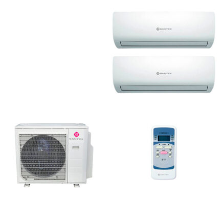 Мульти сплит-система на 2 комнаты Dantex RK-M07C3N x 2 / RK-2M18HM3E-W
