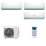 Мульти сплит-система на 3 комнаты Dantex RK-M09C2N x 3 / RK-4M27HM2E-W