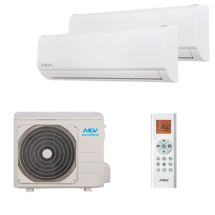 Мульти сплит-система на 2 комнаты MDV MDSAF-07HRDN8 + MDSAF-12HRDN8 / MD2O-18HFN8