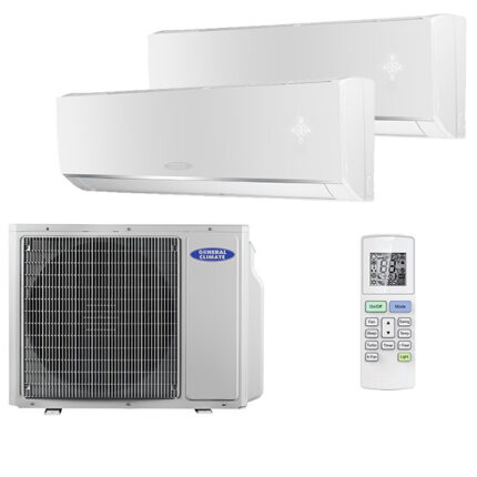 Мульти сплит-система на 2 комнаты General Climate GC-ME09HRi x 2 / GU-M2E18H1