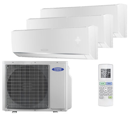 Мульти сплит-система на 3 комнаты General Climate GC-ME07HRi x 3 / GU-M3E21H1