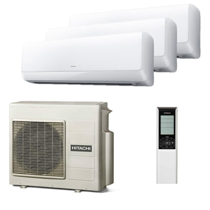 Мульти сплит-система на 3 комнаты Hitachi RAK-18QXE + RAK-25RXE + RAK-35RXE / RAM-68NP3E