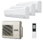 Мульти сплит-система на 3 комнаты Hitachi RAK-15QPE + RAK-25RPE x 2 / RAM-53NP3E