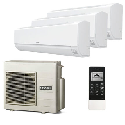 Мульти сплит-система на 3 комнаты Hitachi RAK-18REF + RAK-25REF + RAK-35REF / RAM-53NE3F