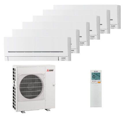 Мульти сплит-система на 6 комнат Mitsubishi Electric MSZ-AP15VGK x 6 / MXZ-6F122VF