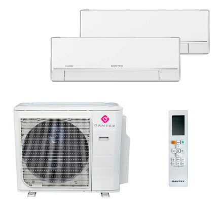 Мульти сплит-система на 2 комнаты Dantex RK-M09PDMI x 2 / RK-2M18HM3E-W