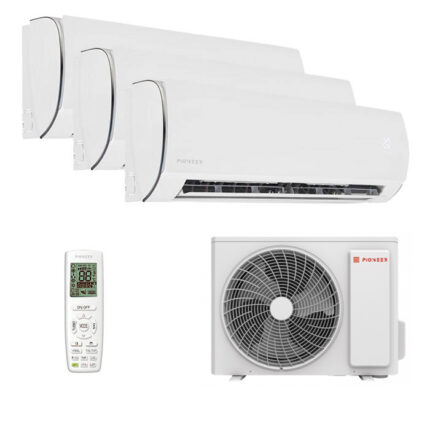 Мульти сплит-система на 3 комнаты Pioneer KFRI20LW x 3 / 3MSHD21B