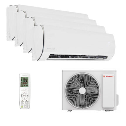 Мульти сплит-система на 4 комнаты Pioneer KFRI20LW x 4 / 4MSHD28B