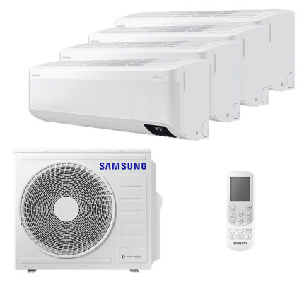 Мульти сплит-система на 4 комнаты Samsung AJ020TNAPKH/EA x 4 / AJ080TXJ4KH/EA