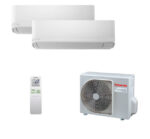 Мульти сплит-система на 2 комнаты Toshiba RAS-B05E2KVG-EE x 2 / RAS-2M14U2AVG-E