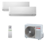 Мульти сплит-система на 2 комнаты Toshiba RAS-B07E2KVG-EE + RAS-B10E2KVG-EE / RAS-2M14U2AVG-E