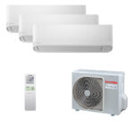 Мульти сплит-система на 3 комнаты Toshiba RAS-B05CKVG-EE x 2 + RAS-B07CKVG-EE / RAS-3M18G3AVG-E