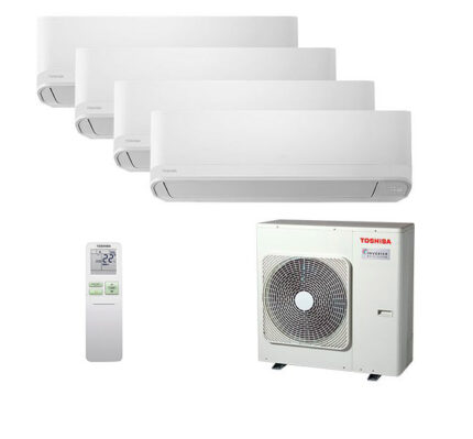 Мульти сплит-система на 4 комнаты Toshiba RAS-B07CKVG-EE x 4 / RAS-4M27G3AVG-E