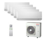 Мульти сплит-система на 5 комнат Toshiba RAS-B07CKVG-EE x 5 / RAS-5M34G3AVG-E