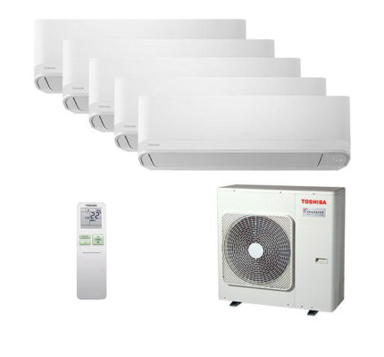 Мульти сплит-система на 5 комнат Toshiba RAS-B10CKVG-EE x 5 / RAS-5M34G3AVG-E