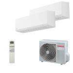 Мульти сплит-система на 2 комнаты Toshiba RAS-B07J2KVSG-E x 2 / RAS-2M14U2AVG-E